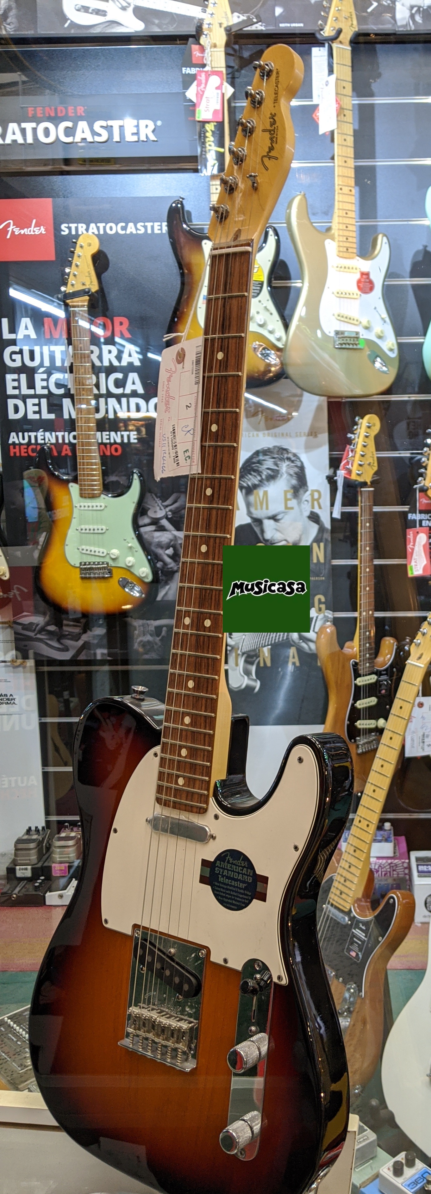 musicasablog de instrumentos musicalesULTIMA UNIDAD #NEW OLD STOCK FENDER  TELECASTER AMERICAN RW 3TS 3-Color Sunburst