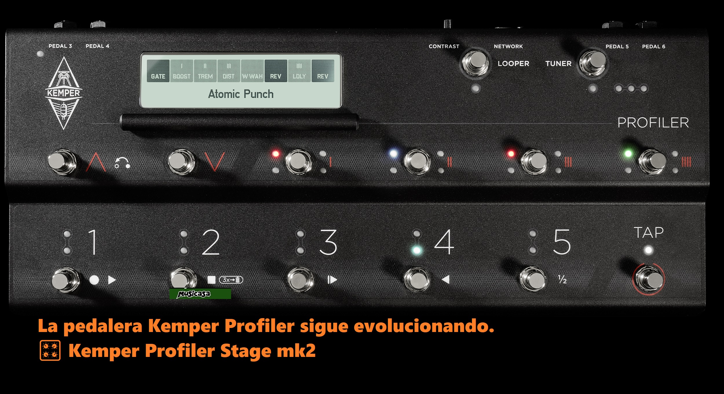 KEMPER PROFILER MK2.  Nueva era en pedaleras y procesadores KEMPER