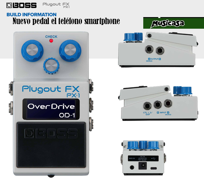 Presentamos el Nuevo pedal BOSS PX-1