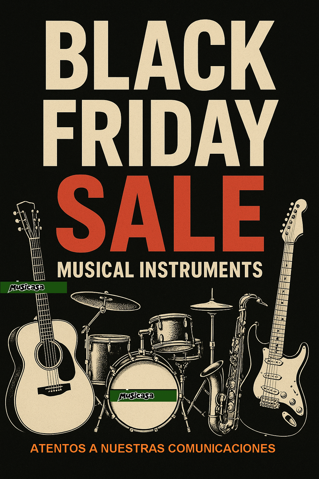 Este Black Friday sonará mejor que nunca en Musicasa.