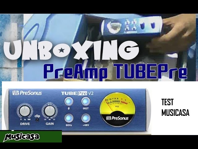 Probamos el preamplificador para micrófono de estudio PRESONUS TUBE Pre v2 Mic Preamp DI Directbox p