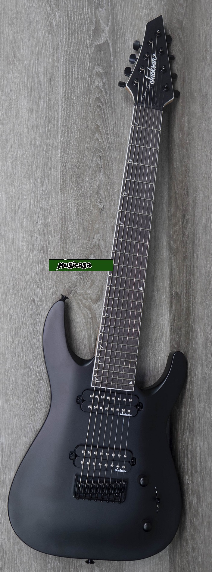 Banco de pruebas. Guitarras eléctricas de  8 cuerdas: IBANEZ, ESP LTD,  Jackson y Schecter