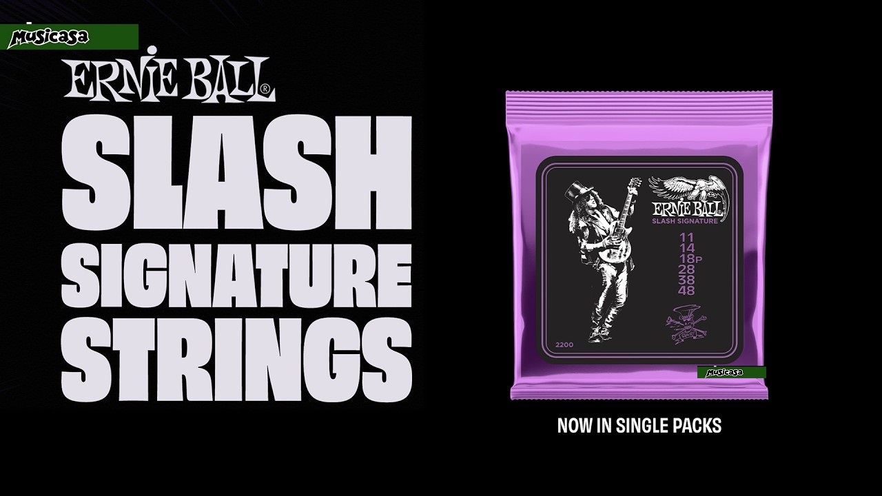 Nuevas cuerdas de guitarra Ernie Ball SLASH SIGNATURE 11-50