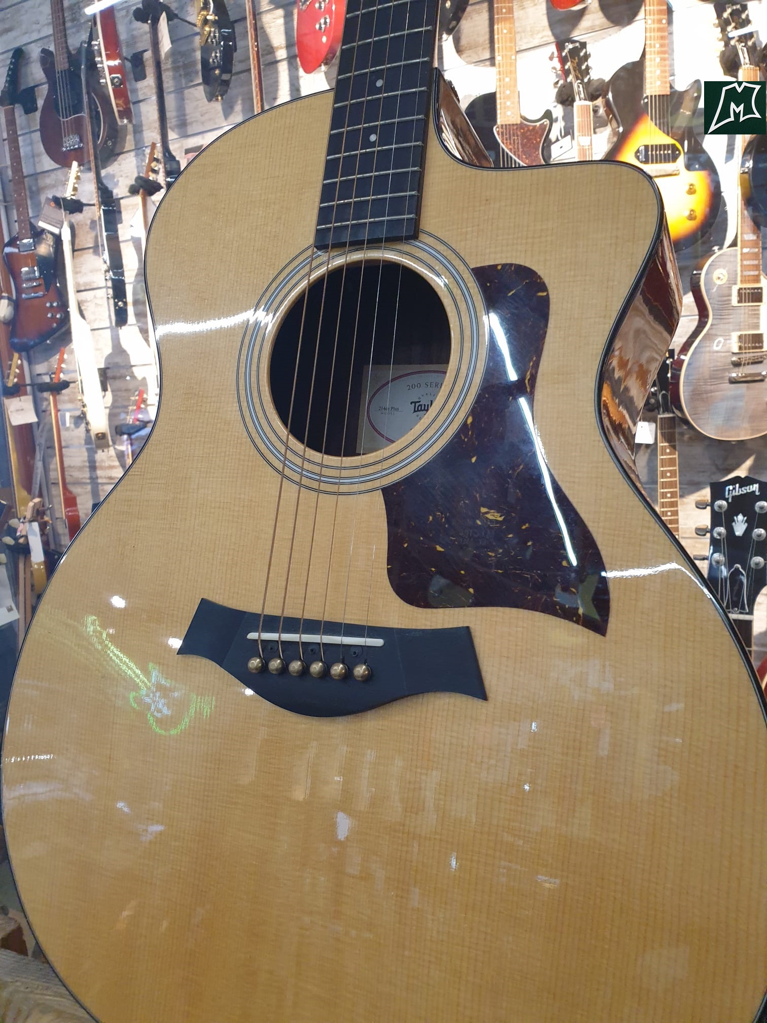 Ocasión guitarra usada. Taylor 214ce plus Guitarra electro-acústica